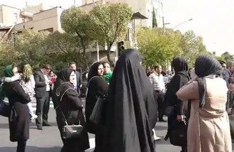 Iran : des manifestantes réclament des soins pour leurs enfants