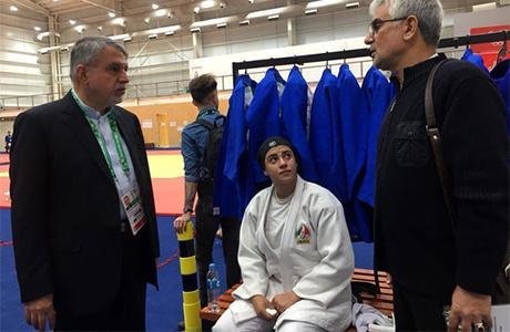 Une judoka