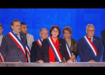 Michèle de Vaucouleurs au rassemblement pour un Iran libre à Achraf 3