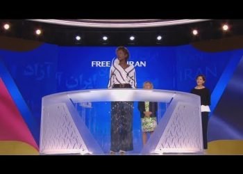 Rama Yade au rassemblement pour un Iran libre à Achraf 3
