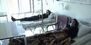 Les 22 écolières ont été transportées à l'hôpital de Bostanabad