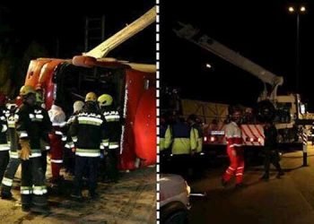 Cinq femmes tuées et quatre blessées dans un accident de bus en Iran