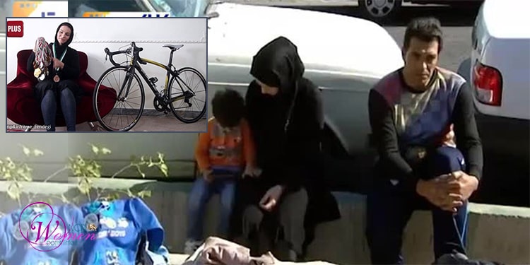 C'est le cas d'Atousa Abbasi, une championne cycliste iranienne