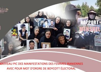 Rapport mensuel de mai 2021 - manifestations des femmes iraniennes