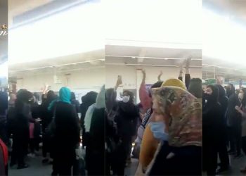Des femmes en colère à Téhéran scandent des slogans contre Khamenei et son régime.