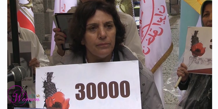 Discours de Zohreh Rastegar, ancienne prisonnière politique.