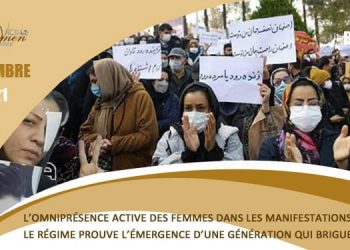 Mensuel novembre 2021 – L’omniprésence des femmes dans les manifestations en Iran