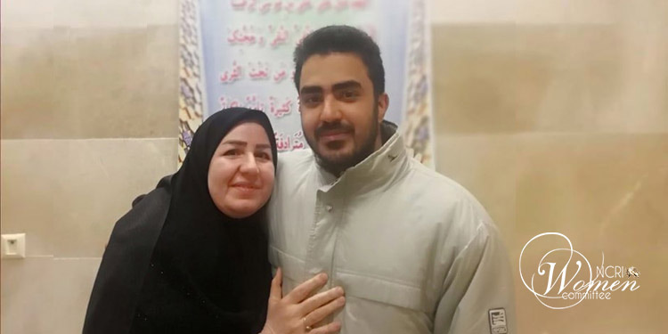 Majidreza Rahnavard et sa mère