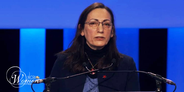 Zinat Mirhashemi, membre du CNRI et de la commission centrale de l'Organisation Cherik-Haye Fedaii (OIPFG)