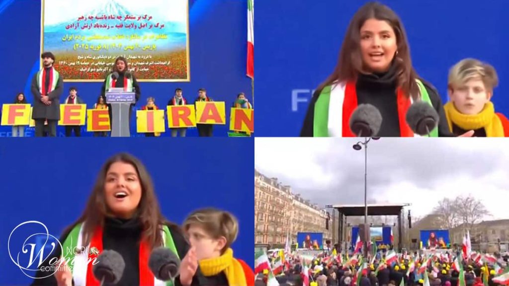 Les femmes ont participé activement au grand rassemblement iranien à Paris