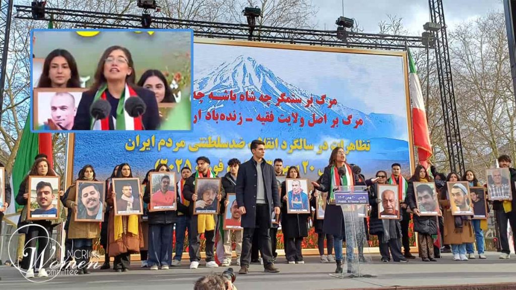Les femmes ont participé activement au grand rassemblement iranien à Paris