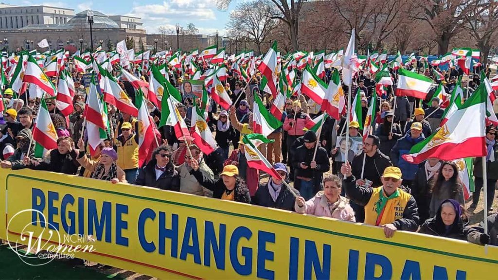 Journée internationale de la femme : Des milliers de personnes se rassemblent à Washington pour soutenir la Résistance iranienne