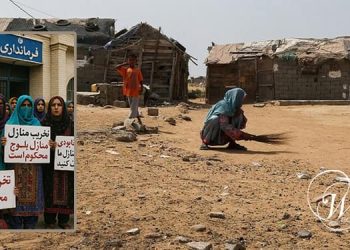 Des femmes baloutches sans abri manifestent à Chabahar