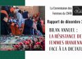 Rapport de Décembre 2025 : Bilan annuel : la résistance des femmes iraniennes face à la dictature religieuse