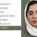Déclaration appelant à une action immédiate pour arrêter la condamnation à mort de la prisonnière politique de 25 ans, Arghavan Fallahi