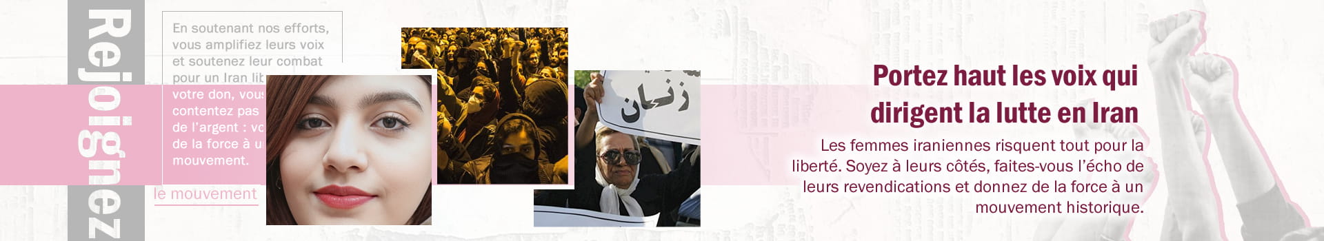our mission_FR Notre mission : donner de la force à la voix des femmes iraniennes