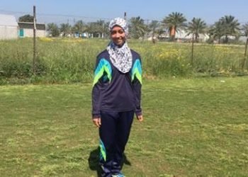 She’s a young runner in Gaza, and she refuses to give up the race