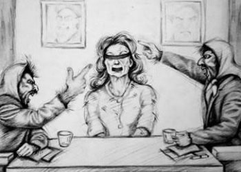 IWD cartoon depicts humiliation of women