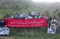 Female labor activists commemorate mine victims in Sanandaj
