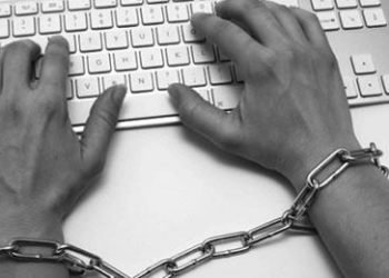 Young woman arrested for her activities on the internet