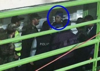 Young woman arrested in Azadi Stadium