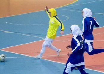 A Tehran women’s futsal team suspended