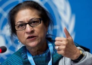 UNSR Asma Jahangir condoled families of martyrs of Iran uprising
