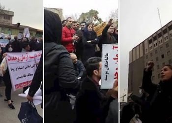 Retirees and plundered women and men stage protests