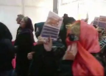 Plundered women partake in protests in Tehran, Ahvaz