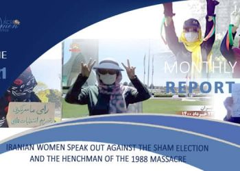 Monthly June 2021, Iranian women speak out against the sham election