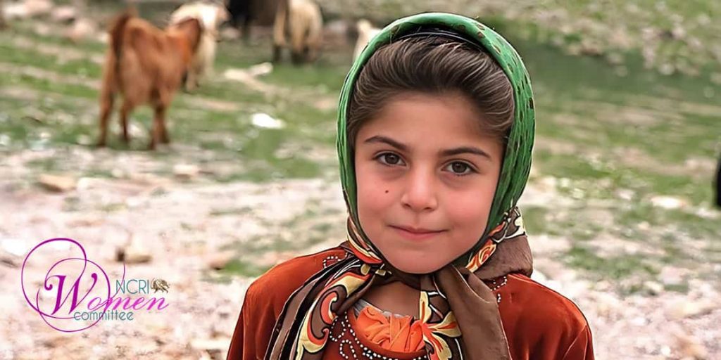 Young Iranian girls, small buds under hail
