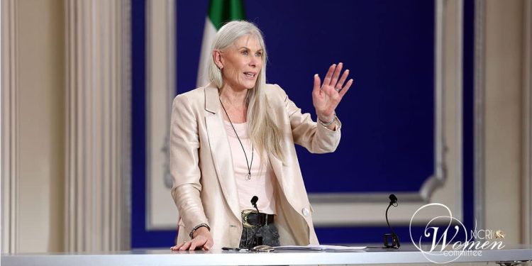 Sharon Davies at IWD 2025: I Stand in Solidarity with the Women in Iran