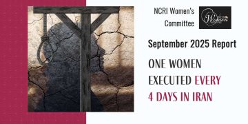 September 2025 Report: One Woman Executed Every 4 Days in Iran