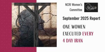 September 2025 Report:One Woman Executed Every 4 Days in Iran