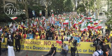 Thousands of Iranians Rally in New York for Democratic Change in Iran