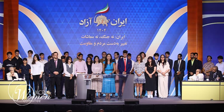 Nazli Afshar Echoes the Voice Youth for a Free and Democratic Iran