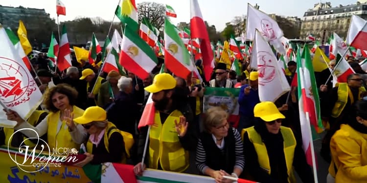 Iranians Rally in Paris, Back NCRI’s Provisional Government, Maryam Rajaiv’s Ten-Point Plan