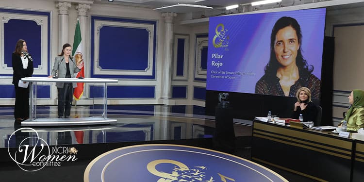 Pilar Rojo at IWD 2026: The Spanish Senate Stands Unanimously with the Iranian People’s Aspirations for a Free, Democratic, and Secular Country