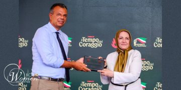 NCRI Delegation Attends Major Youth Conference of Italy's Governing Party; Sarvnaz Chitsaz Receives Courage Award