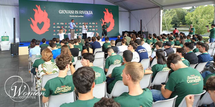 NCRI Delegation Attends Major Youth Conference of Italy's Governing Party; Sarvnaz Chitsaz Receives Courage Award